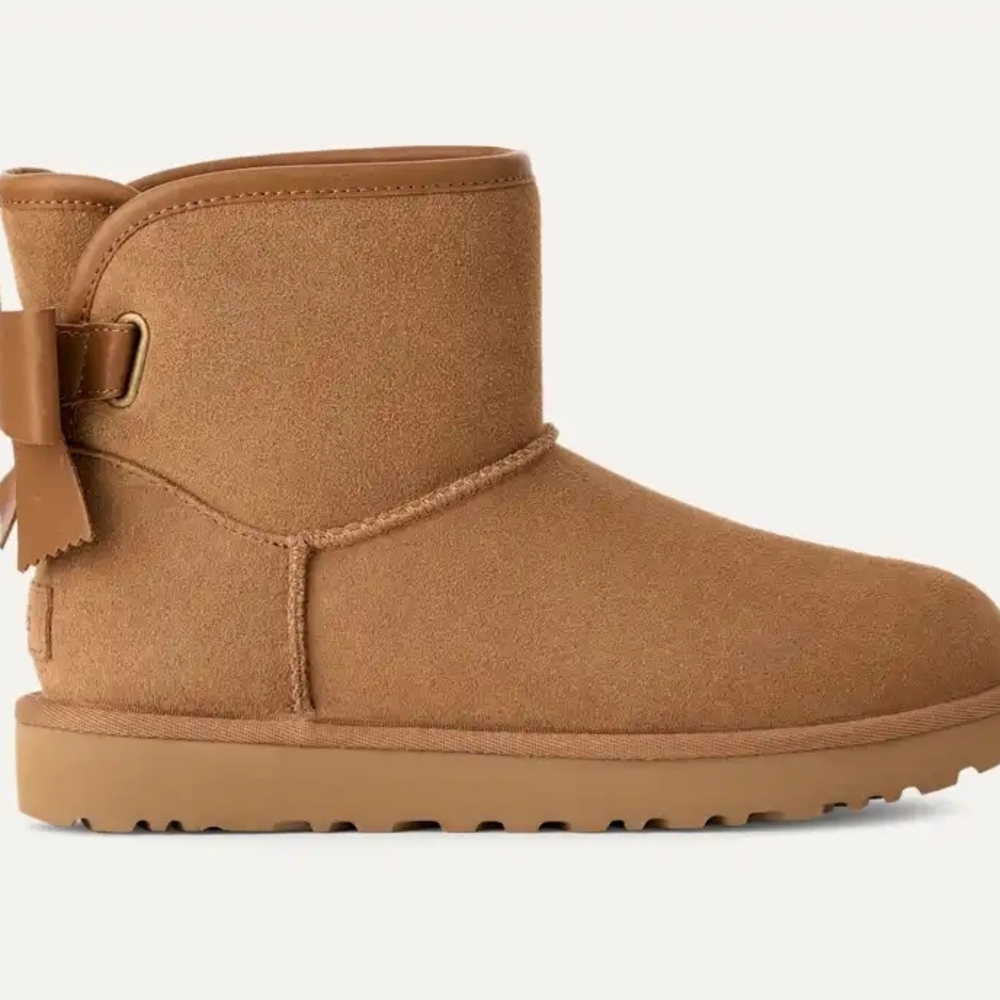 UGG Ultra Mini Bailey Leather Bow